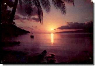 Soleil couchant  Padang Bai