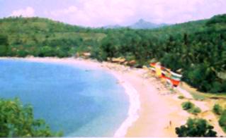 vue generale de Padang Bai