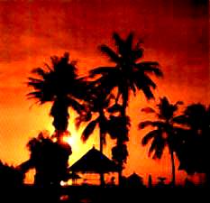 Coucher de soleil  Kuta